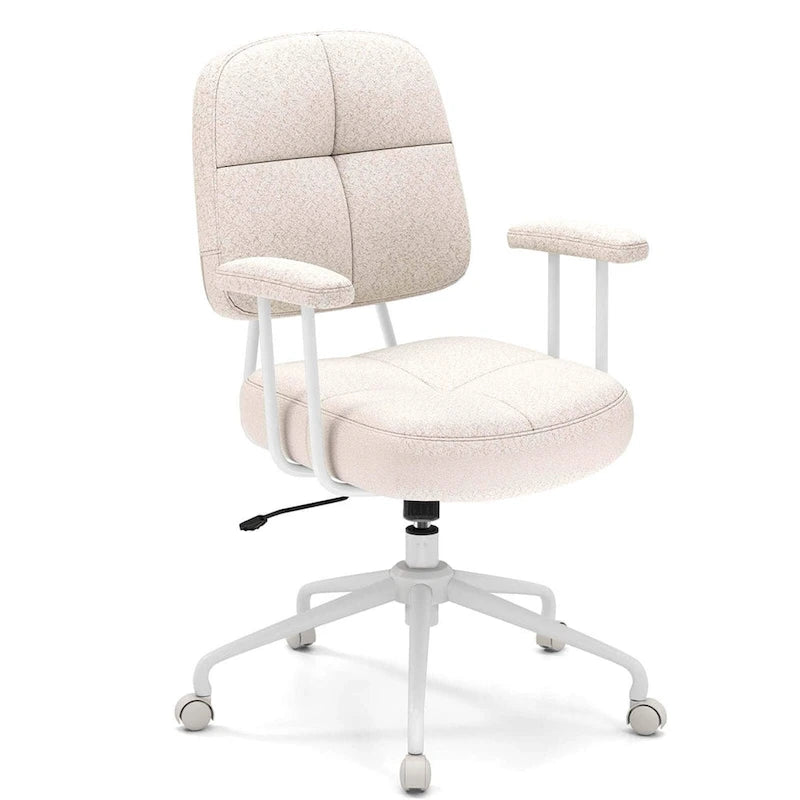 Chaise de bureau à domicile en Leathaire Fauteuil de travail avec - Voir détails