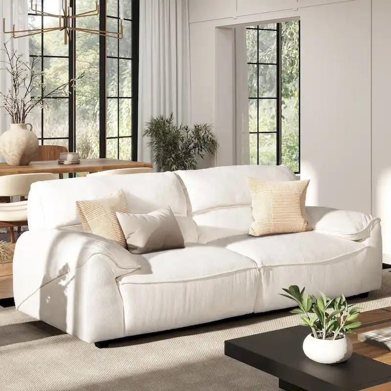 Canapé modulaire 90.5 en tissu chenille