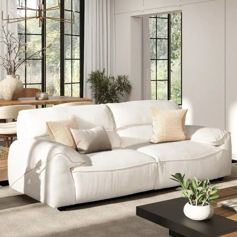 Canapé modulaire 90.5 en tissu chenille