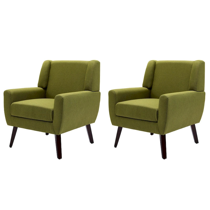 Fauteuil d'appoint en lin - Fauteuil à oreilles