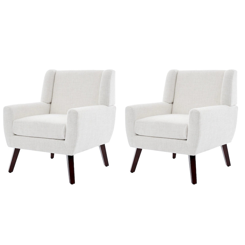 Fauteuil d'appoint en lin - Fauteuil à oreilles