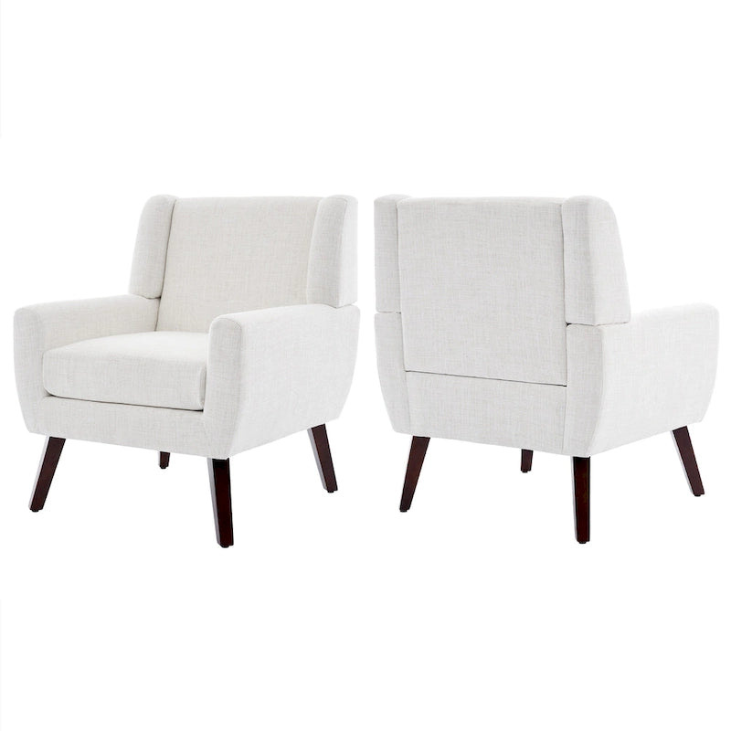 Fauteuil d'appoint en lin - Fauteuil à oreilles
