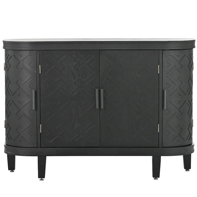 Buffet 4 portes avec motifs antiques