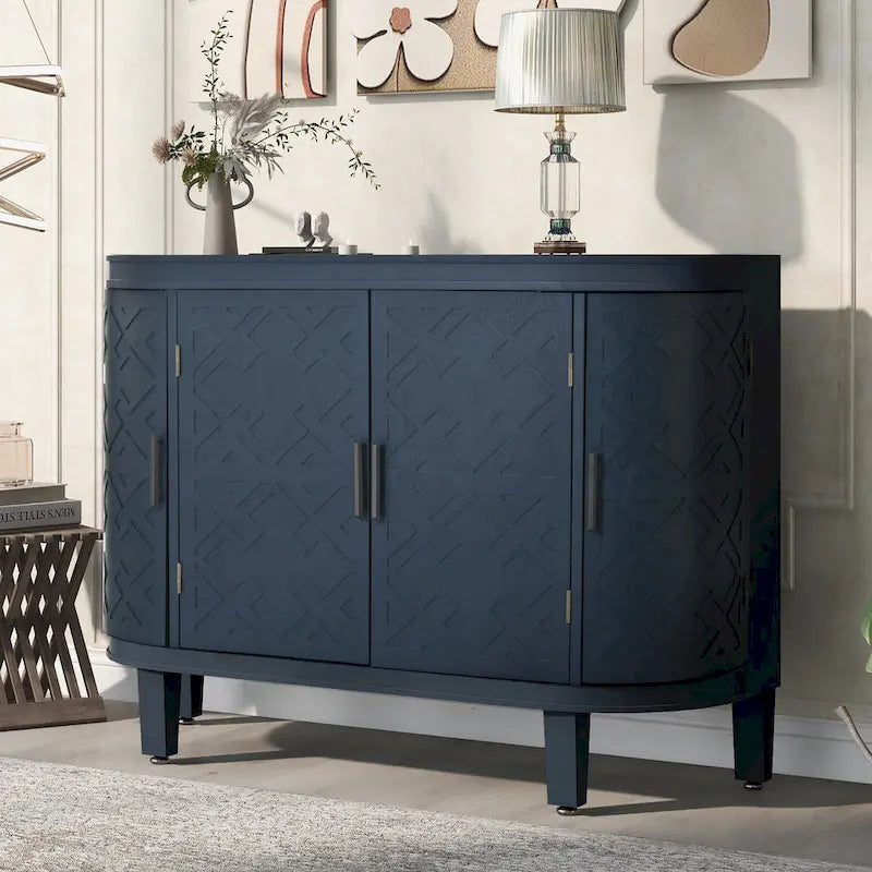 Buffet 4 portes avec motifs antiques