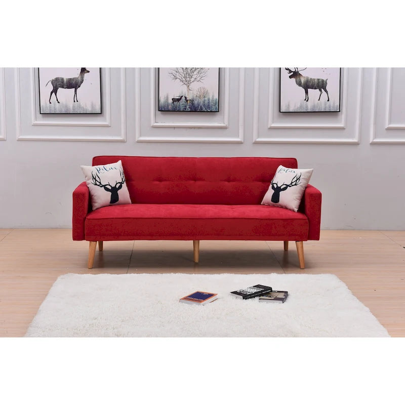 Futon de canapé convertible moderne et réglable 3 positions
