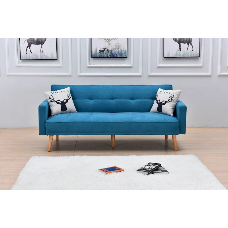Futon de canapé convertible moderne et réglable 3 positions