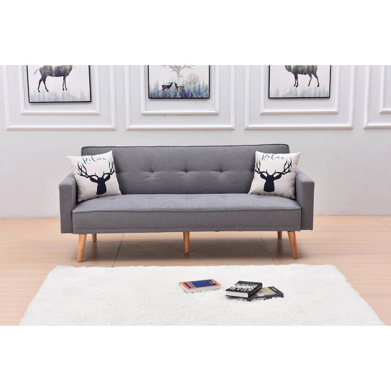 Futon de canapé convertible moderne et réglable 3 positions