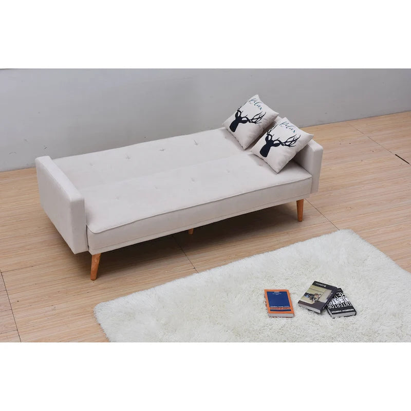 Futon de canapé convertible moderne et réglable 3 positions
