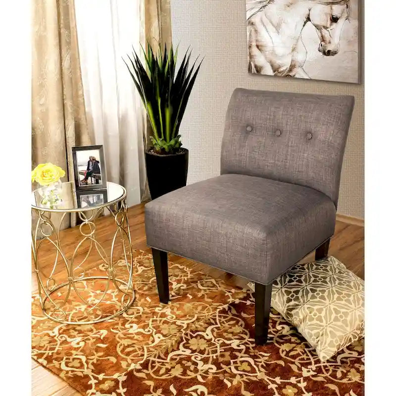 Fauteuil d'appoint capitonné