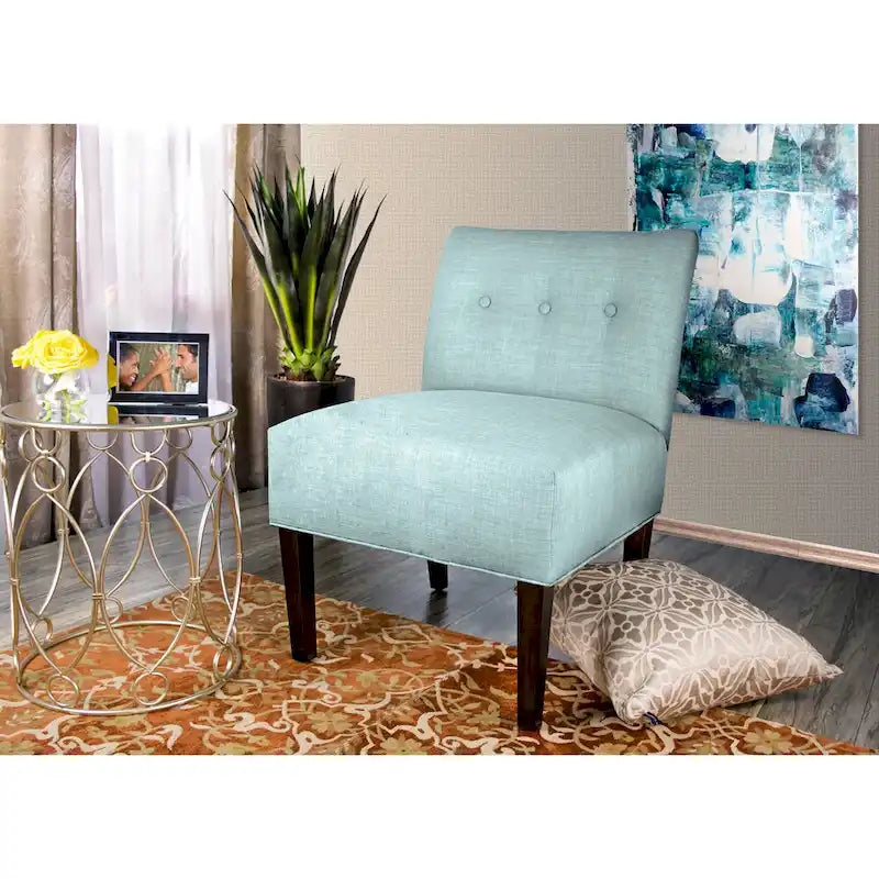 Fauteuil d'appoint capitonné