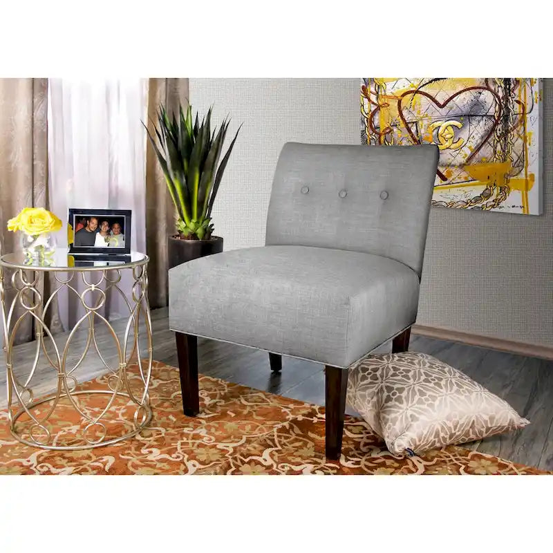 Fauteuil d'appoint capitonné