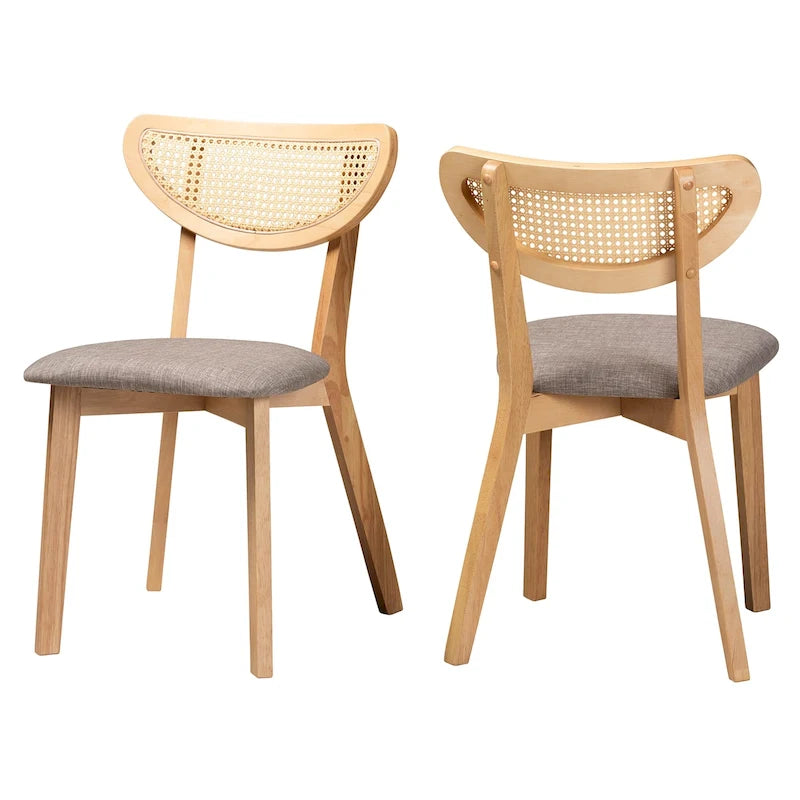 Ensemble de chaises de salle à manger en bois, style Mid-Century Modern