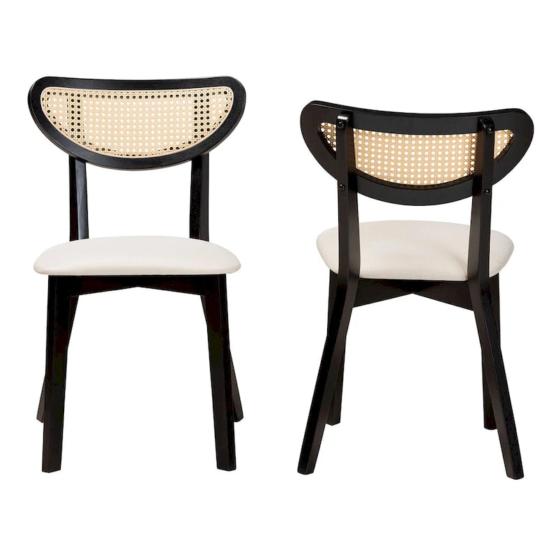 Ensemble de chaises de salle à manger en bois, style Mid-Century Modern