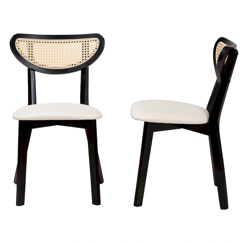Ensemble de chaises de salle à manger en bois, style Mid-Century Modern