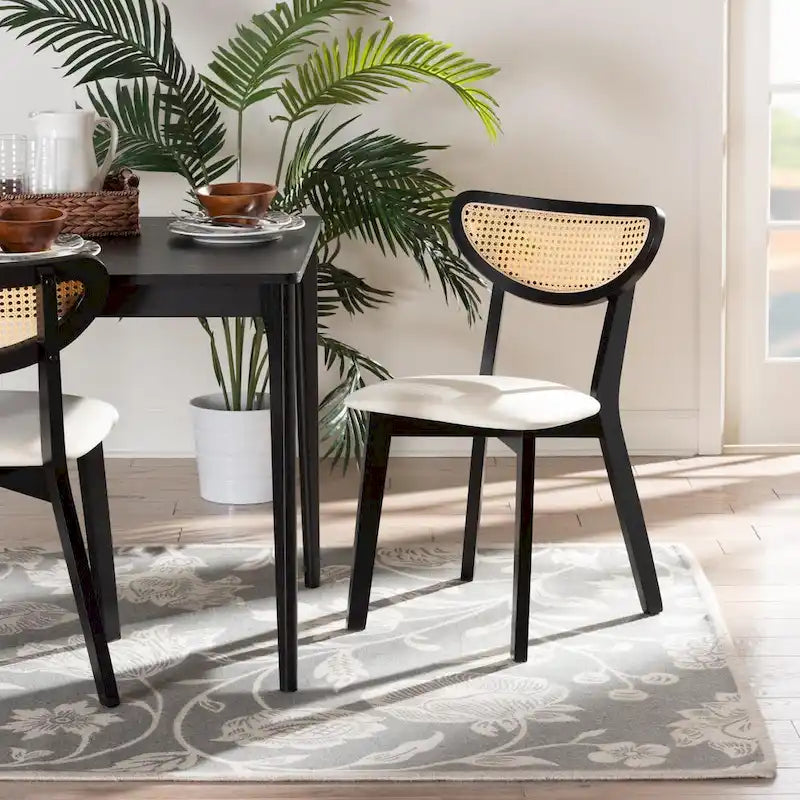 Ensemble de chaises de salle à manger en bois, style Mid-Century Modern