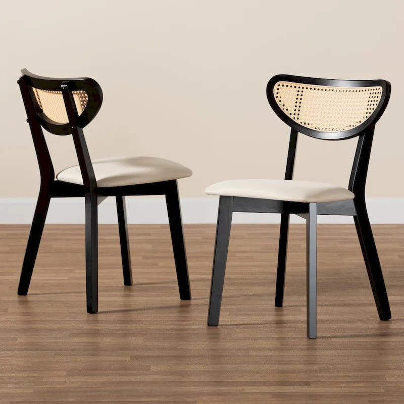 Ensemble de chaises de salle à manger en bois, style Mid-Century Modern