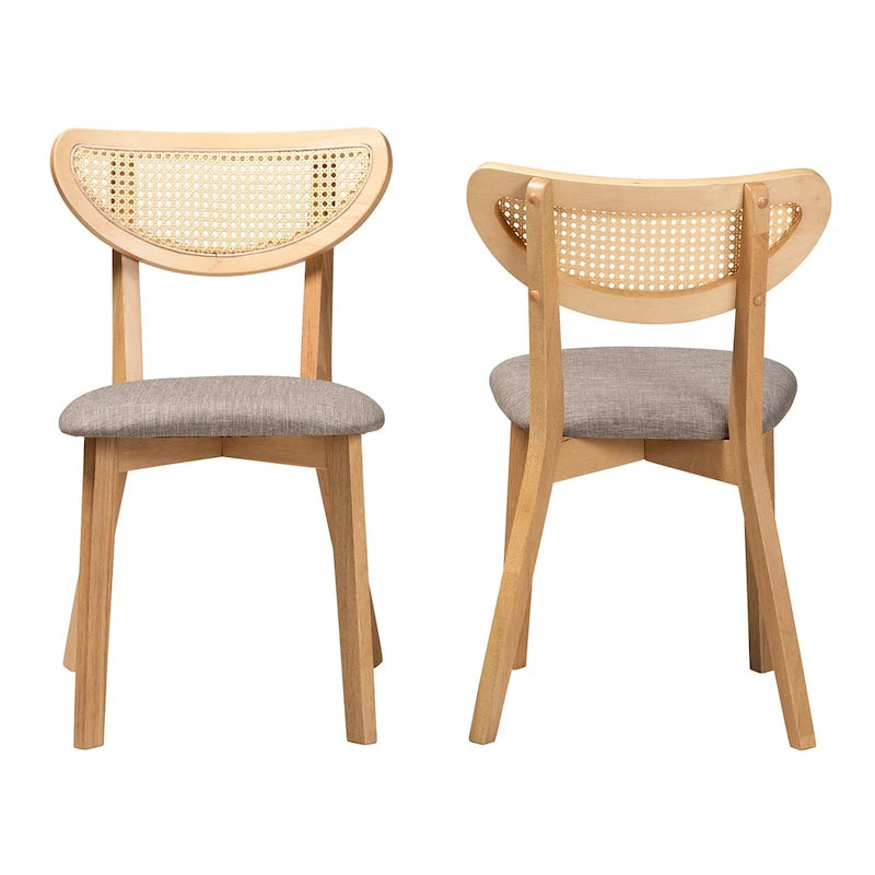 Ensemble de chaises de salle à manger en bois, style Mid-Century Modern