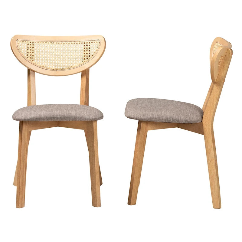 Ensemble de chaises de salle à manger en bois, style Mid-Century Modern