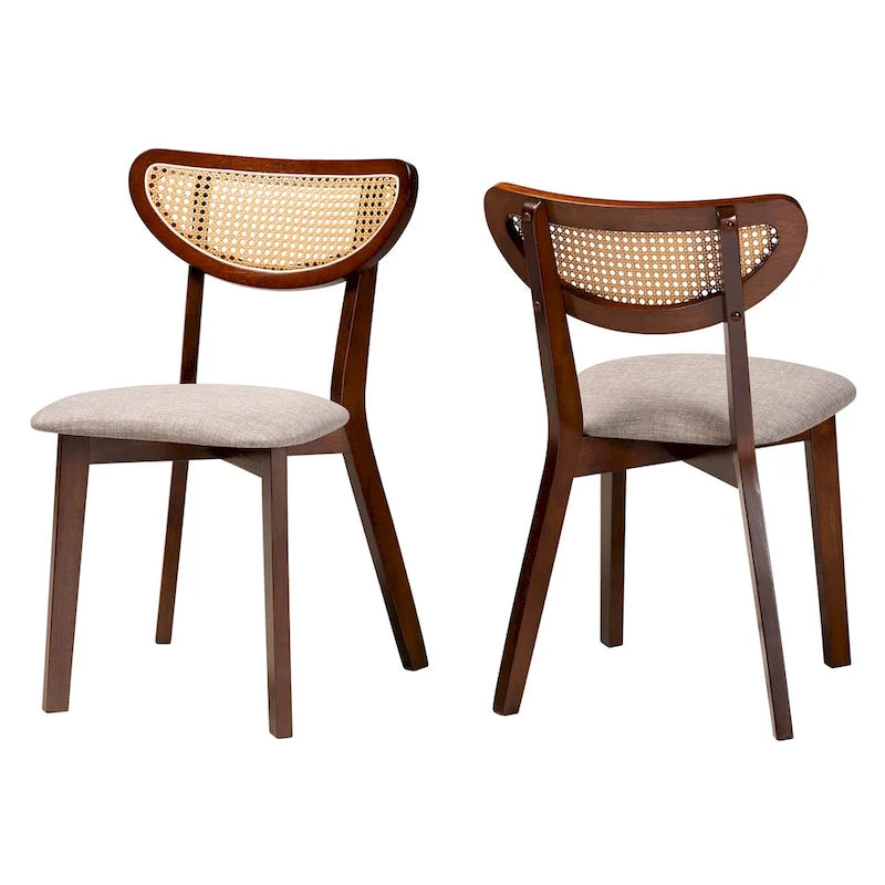 Ensemble de chaises de salle à manger en bois, style Mid-Century Modern