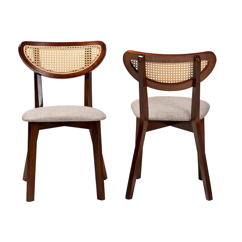 Ensemble de chaises de salle à manger en bois, style Mid-Century Modern