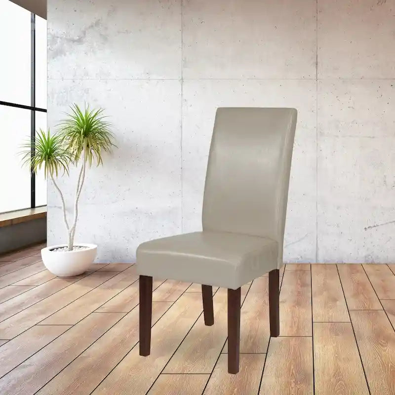 Chaise Parsons en bois rembourrée