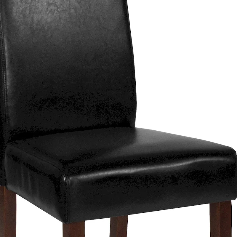 Chaise Parsons en bois rembourrée