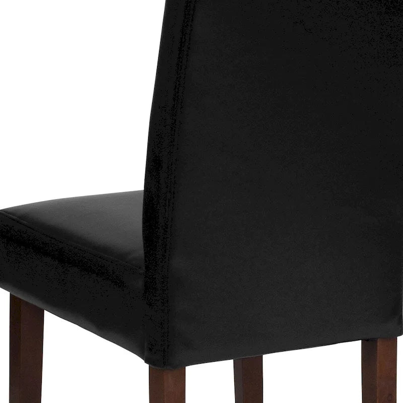 Chaise Parsons en bois rembourrée