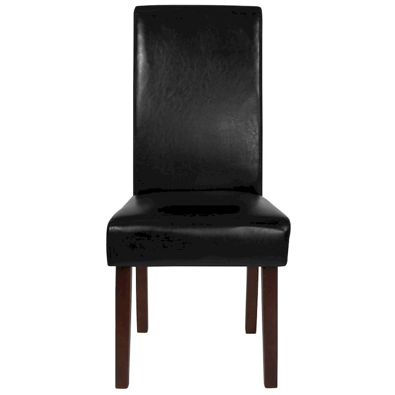 Chaise Parsons en bois rembourrée