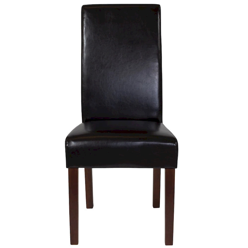 Chaise Parsons en bois rembourrée