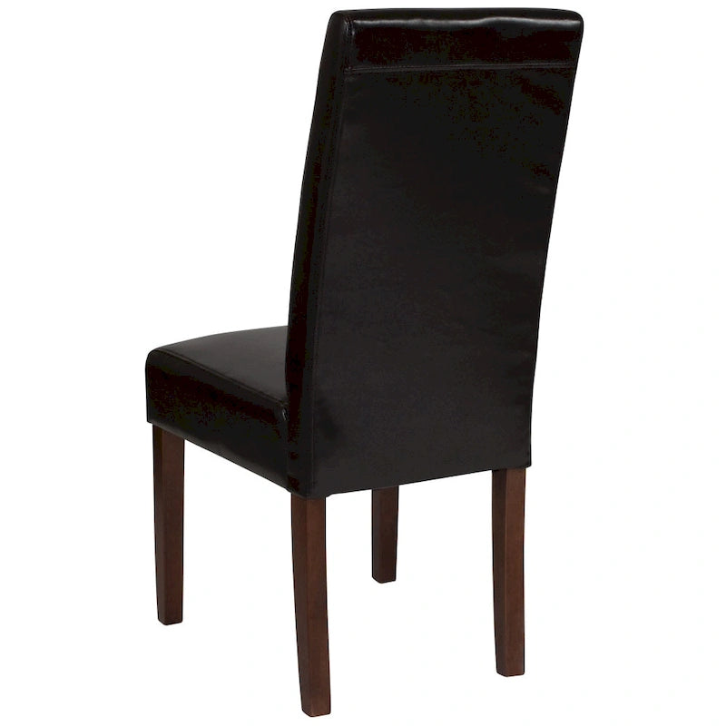 Chaise Parsons en bois rembourrée