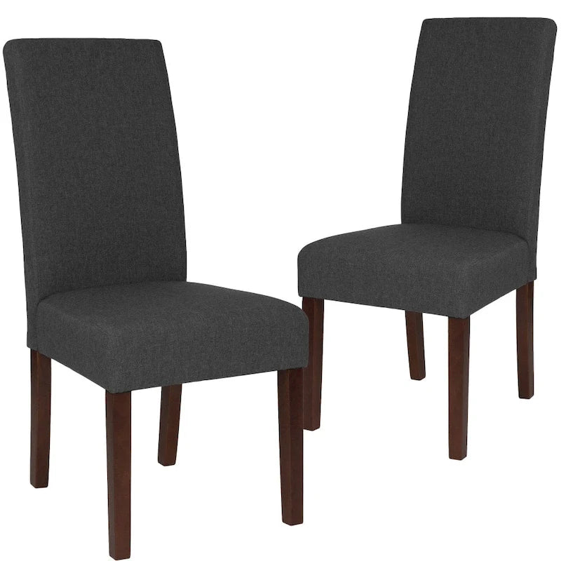 Chaise Parsons en bois rembourrée