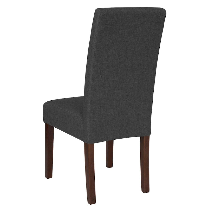 Chaise Parsons en bois rembourrée