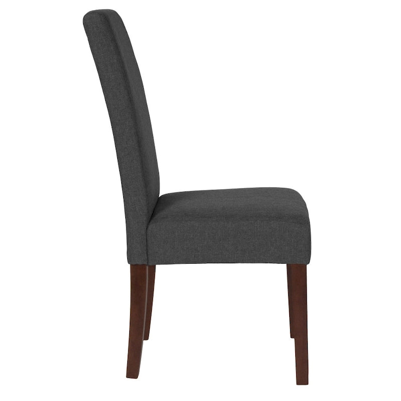 Chaise Parsons en bois rembourrée