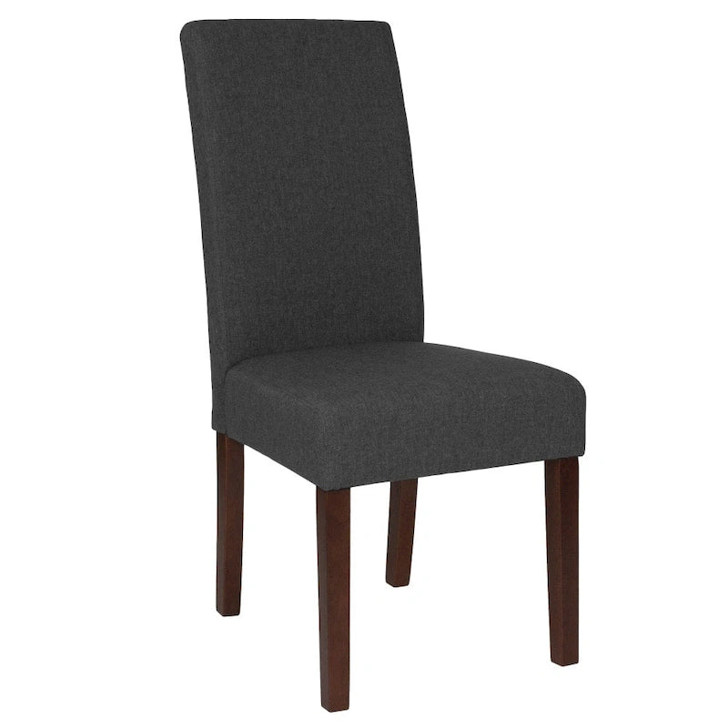 Chaise Parsons en bois rembourrée