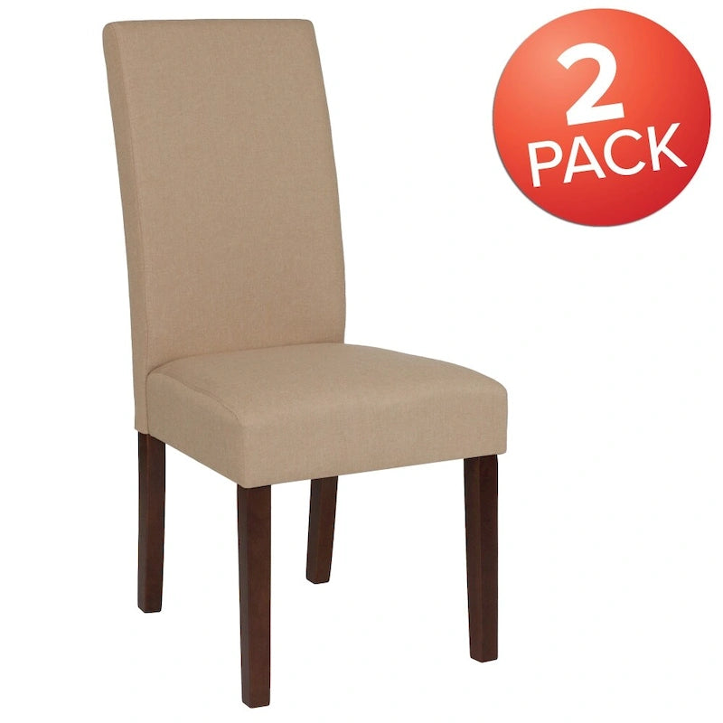 Chaise Parsons en bois rembourrée