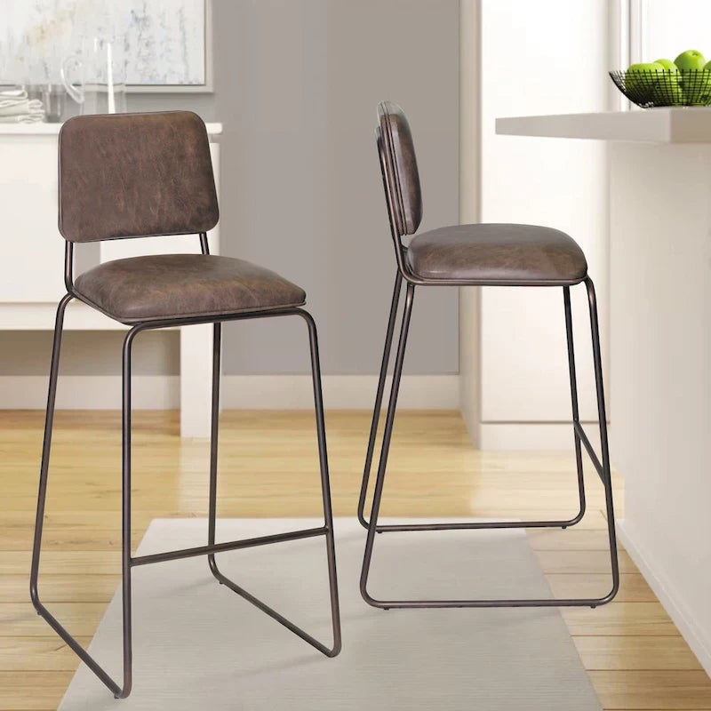 Tabouret de bar style Mid-Century de qualité commerciale