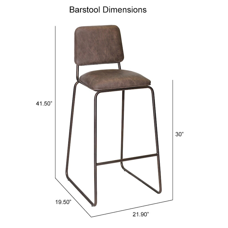Tabouret de bar style Mid-Century de qualité commerciale