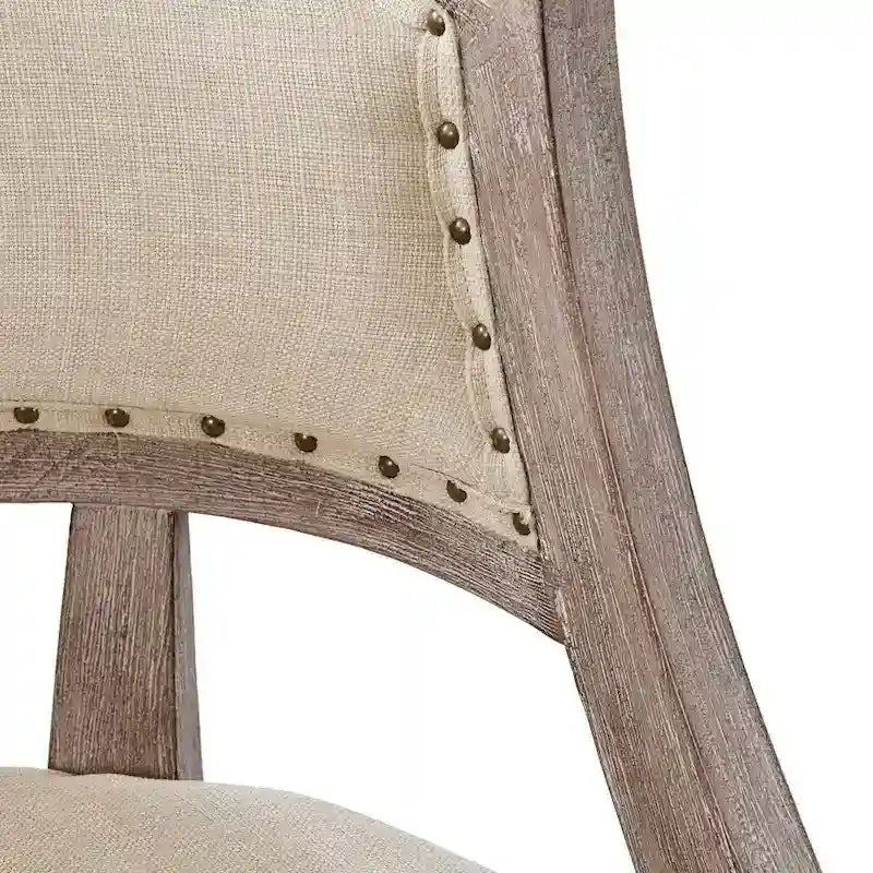 Tabouret de comptoir naturel - 21L x 24.5P x 37.25H