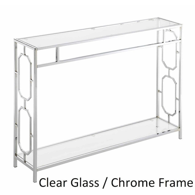 Console de table avec étagère Convenience Concepts