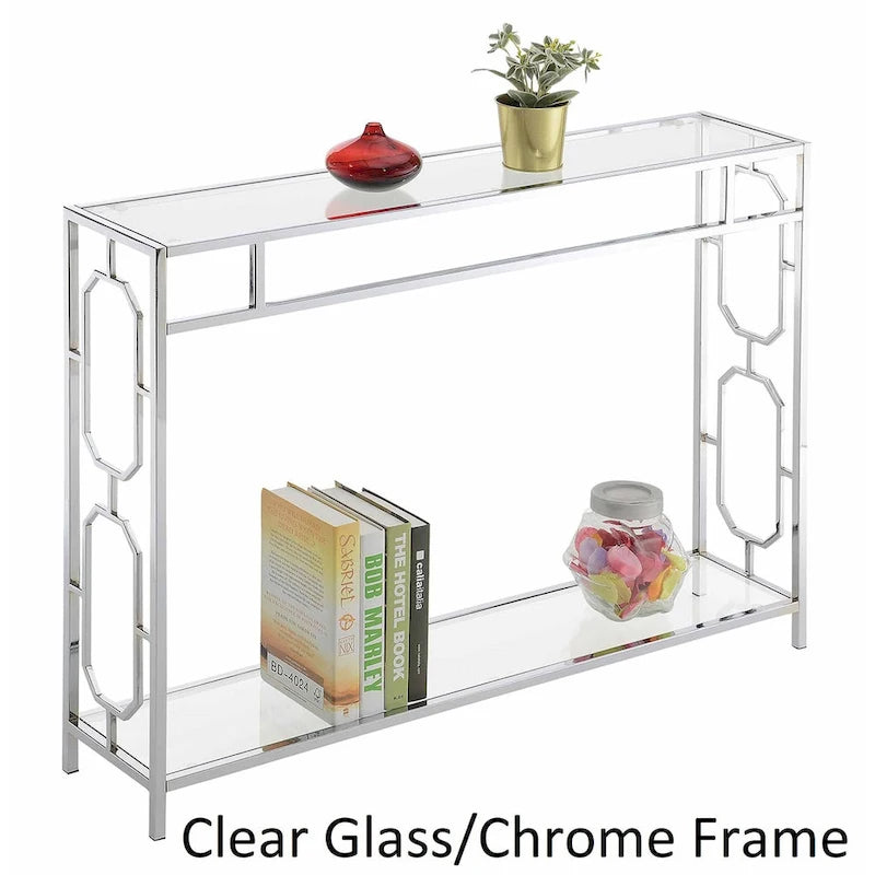 Console de table avec étagère Convenience Concepts