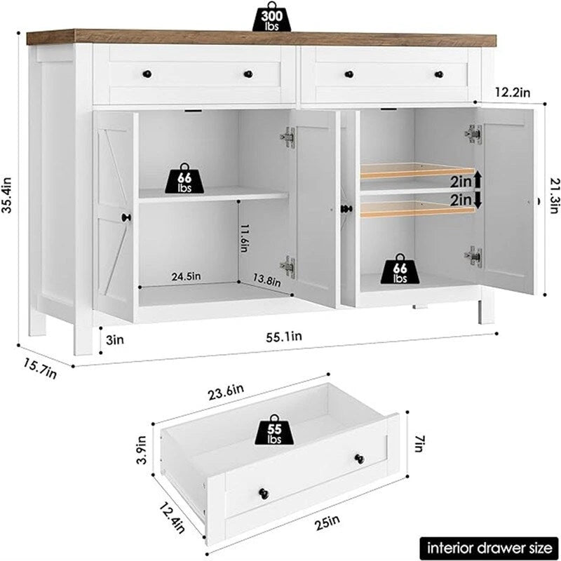 Buffet Bahut Meuble de Rangement