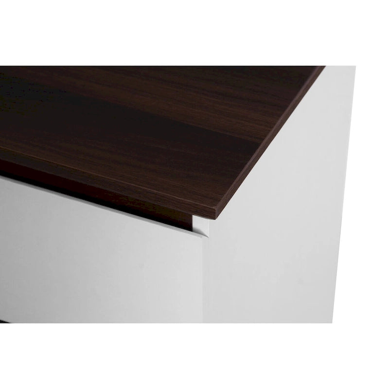 Commode double 6 tiroirs avec tiroirs larges, commode blanche pour chambre à coucher, commode de rangement en bois pour salon couloir