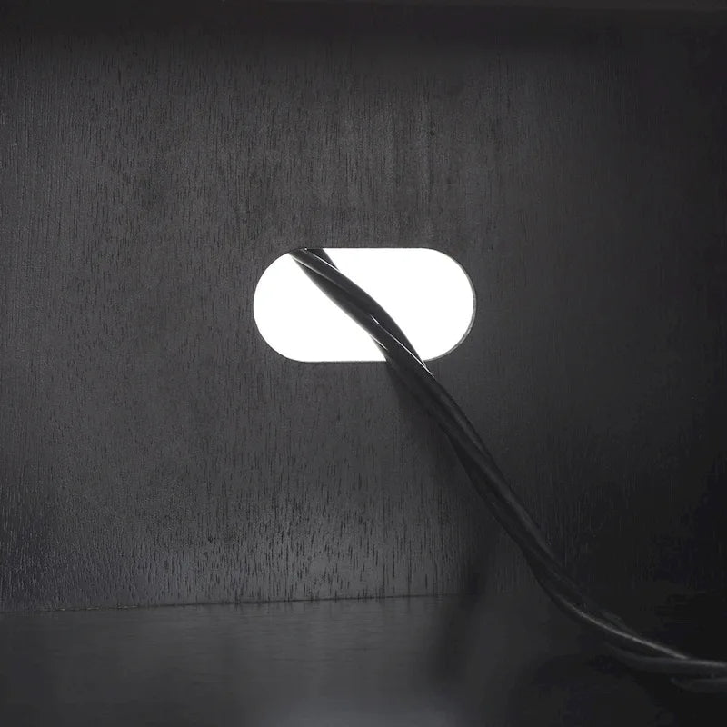 Meuble TV 2 portes 2 étagères